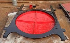 铸铁镶铜圆闸门 铸铁镶铜圆闸门